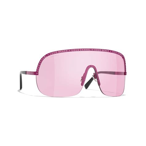 chanel pink shield sunglasses|chanel sunglasses sunglass hut.